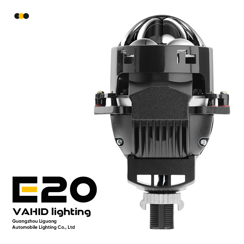E20: proyector LED de 3,0 pulgadas con 2 láseres para vehículos con volante a la izquierda o a la derecha