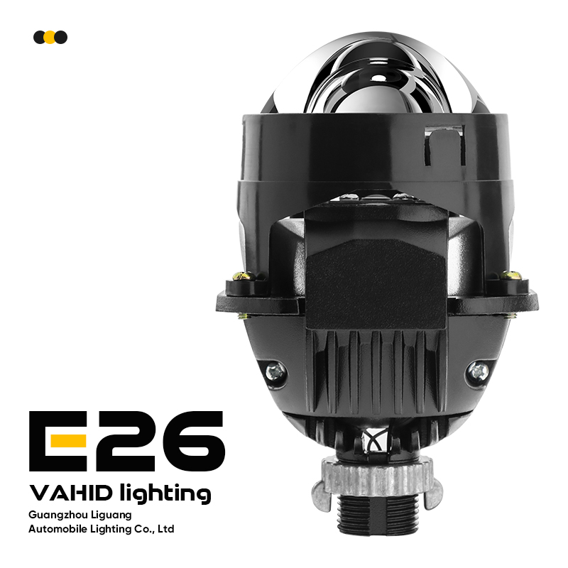  E26: proyector LED de 2,5 pulgadas con 1 láser para vehículos con volante a la izquierda o a la derecha