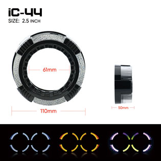 Cubierta con ojos de ángel iC44 de 2,5 pulgadas | VAHID