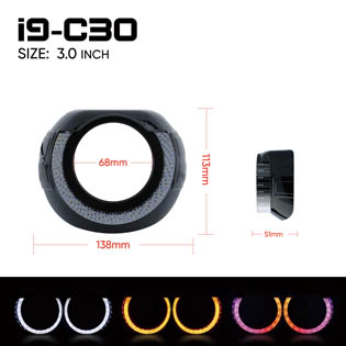Cubierta con ojos de ángel i9-C30 de 3,0 pulgadas | VAHID