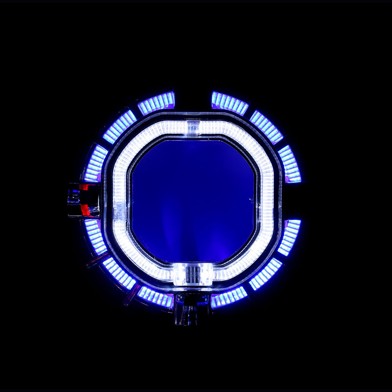 Cubierta LED con efecto cristal C10S para proyector de 2,5 pulgadas