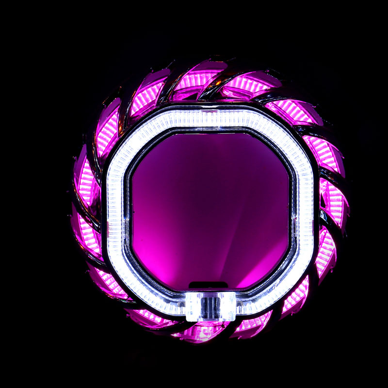 Cubierta LED con efecto cristal C13S para proyector de 2,5 pulgadas