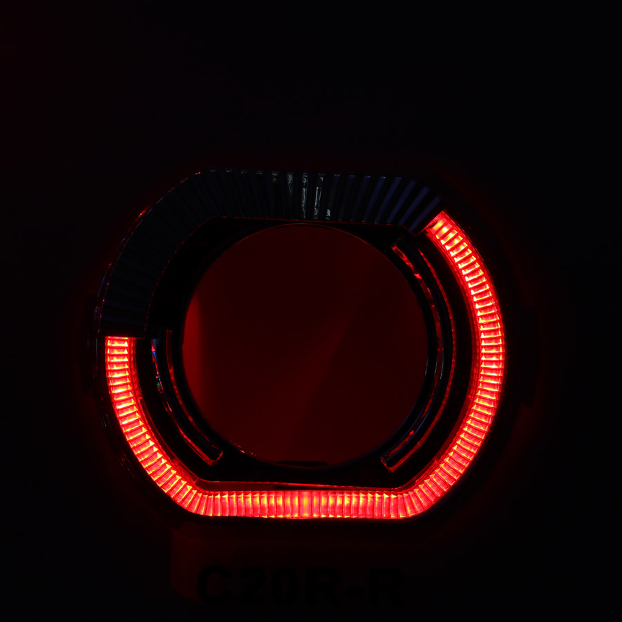 Cubierta LED con efecto cristal C20 para proyector de 2,5 pulgadas
