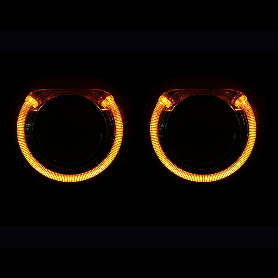 Cubierta LED con efecto cristal C34 para proyector de 3,0 pulgadas