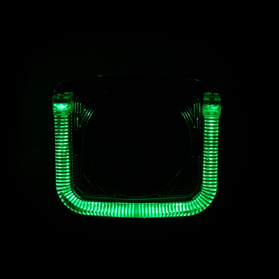 Cubierta LED con efecto cristal C41 para proyector de 3,0 pulgadas