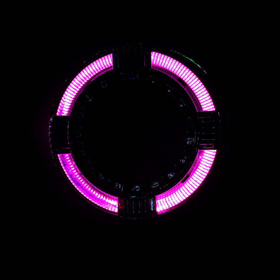 Cubierta LED con efecto cristal C43 para proyector de 3,0 pulgadas