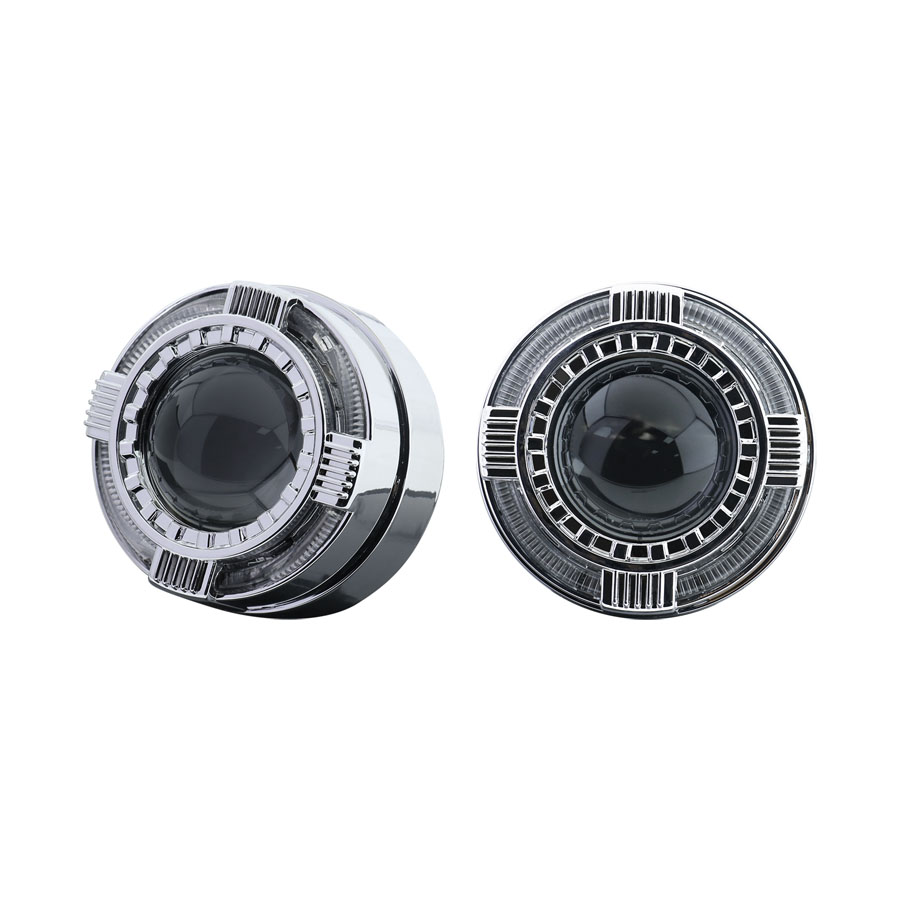 Cubierta LED con efecto cristal C44 para proyector de 2,5 pulgadas