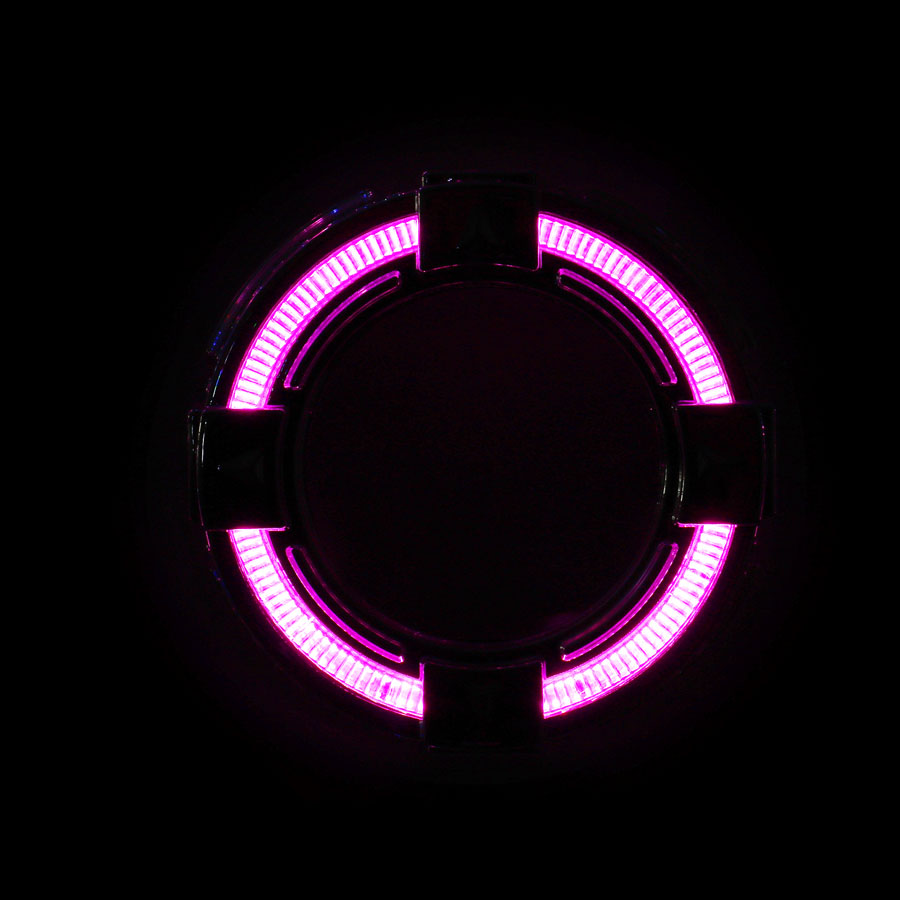 Cubierta LED con efecto cristal C46 para proyector de 3,0 pulgadas