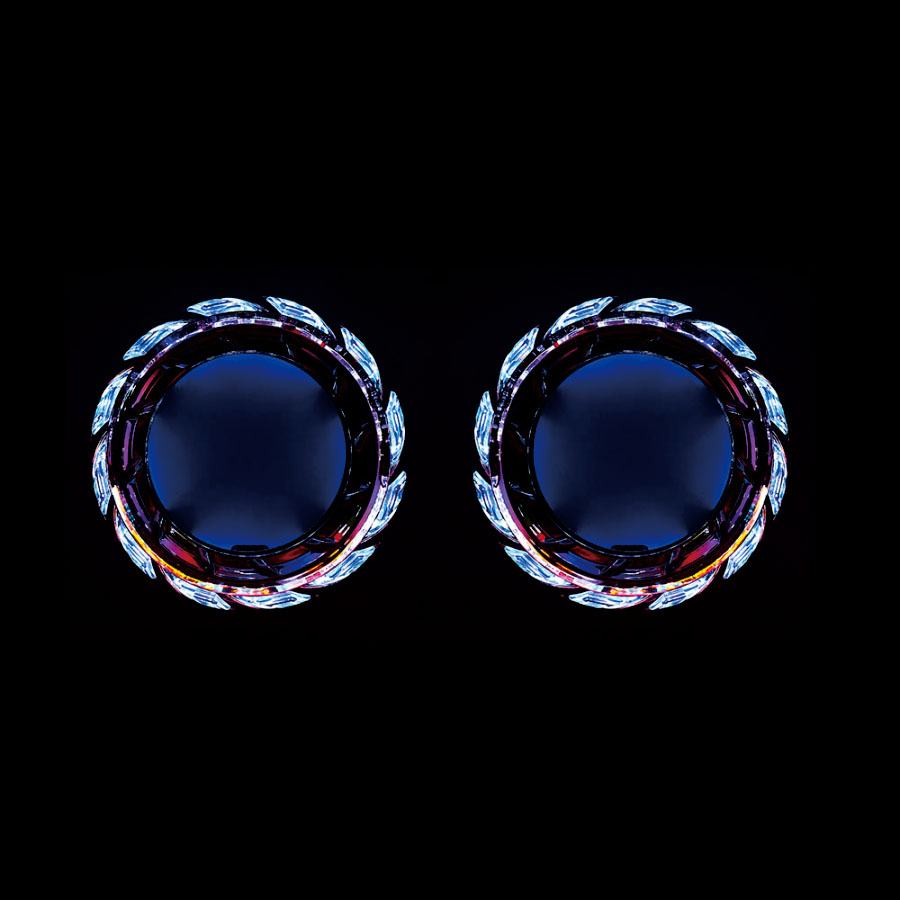 Cubierta LED con efecto cristal C51 para proyector de 3,0 pulgadas
