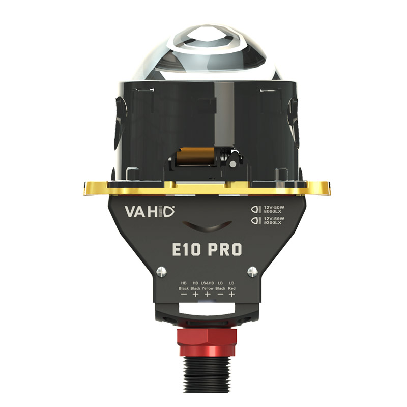 Proyector LED para faros VAHID E10 Pro T de 3,0 pulgadas, LHD/RHD, 12 V/24 V