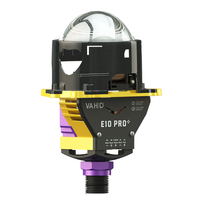 Proyector LED VAHID E10 Pro+T de 3,0 pulgadas: mayor luminosidad, doble reflector y disipación de calor mejorada