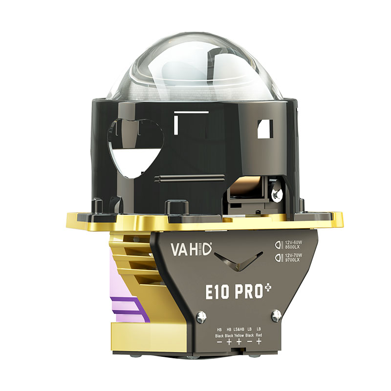 Proyector LED VAHID E10 Pro+ Y de 3,0 pulgadas: mayor luminosidad, doble reflector y disipación de calor mejorada