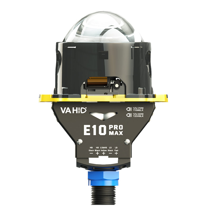 Proyector LED VAHID E10 Pro Max T de 3,0 pulgadas: máxima luminosidad, triple reflector y refrigeración de alto rendimiento