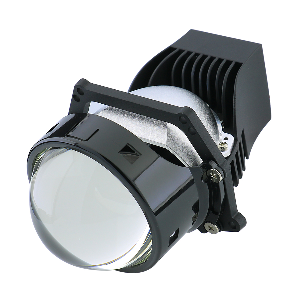 Proyector Bi-LED V1 serie Venus de 3,0 pulgadas para retrofit de faros, con doble reflector y doble fuente LED