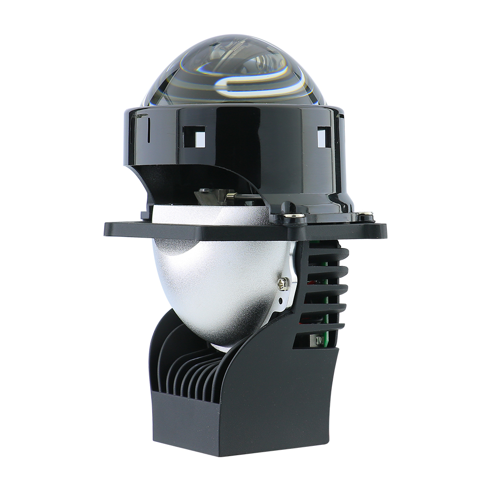 Proyector Bi-LED V1 serie Venus de 3,0 pulgadas para retrofit de faros, con doble reflector y doble fuente LED