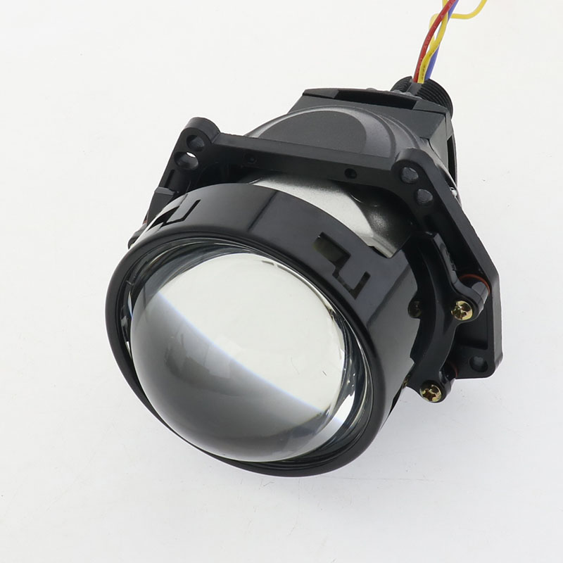 Proyector LED para faros E10 de 3,0 pulgadas, base trasera tipo T