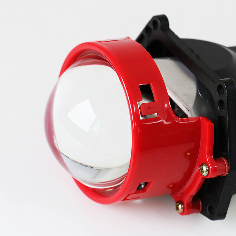 Proyector LED para faros E10 de 3,0 pulgadas, base trasera tipo Y