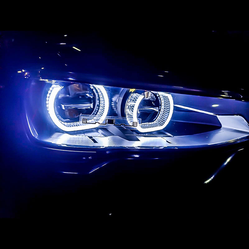 Cubiertas VAHID i8-U30 de 3,0 pulgadas con ojos de ángel 5D y aros halo para retrofit de faros