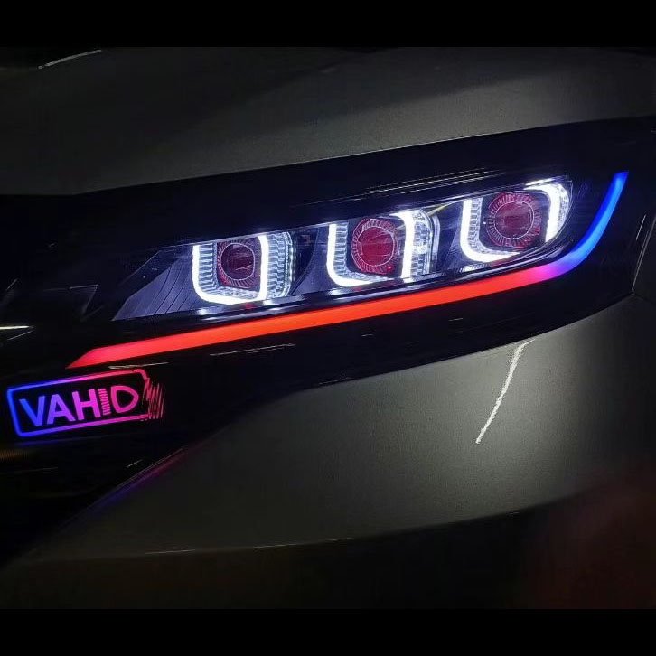 Cubiertas VAHID i5-70S con ojos de ángel 5D y aros halo para proyectores LED matriciales de 1,5 pulgadas