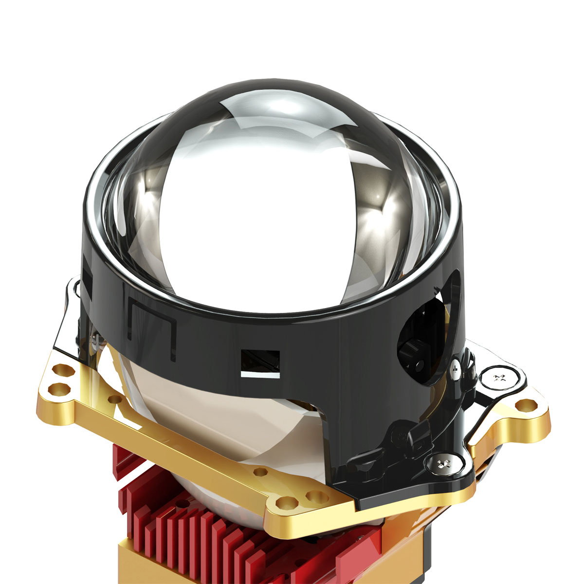 Proyector LED VAHID E10 Pro-Y de 3,0 pulgadas: alta luminosidad, doble reflector y diseño compacto para distintas condiciones climáticas