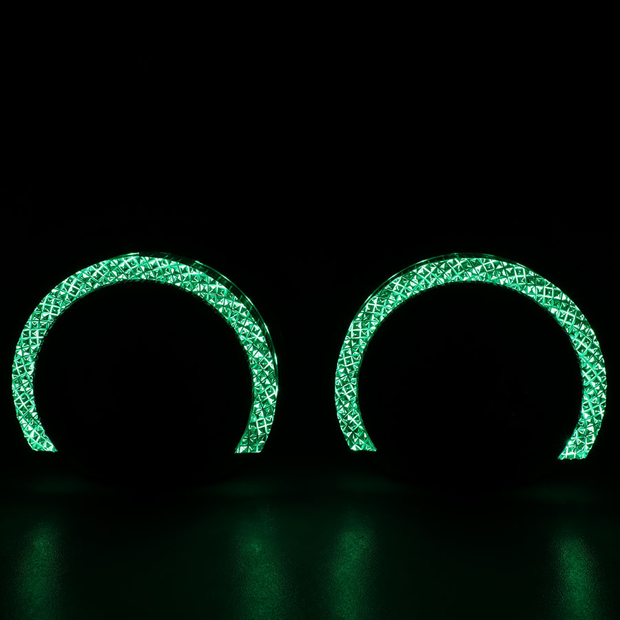 Cubiertas VAHID i9-C30 con ojos de ángel 5D y aros halo para proyectores de 3,0 pulgadas, retrofit y personalización de faros