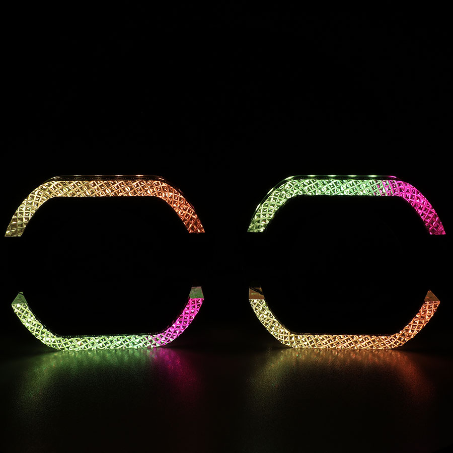 Cubiertas VAHID i9-H25 con ojos de ángel 5D y aros halo para proyectores de 2,5 pulgadas