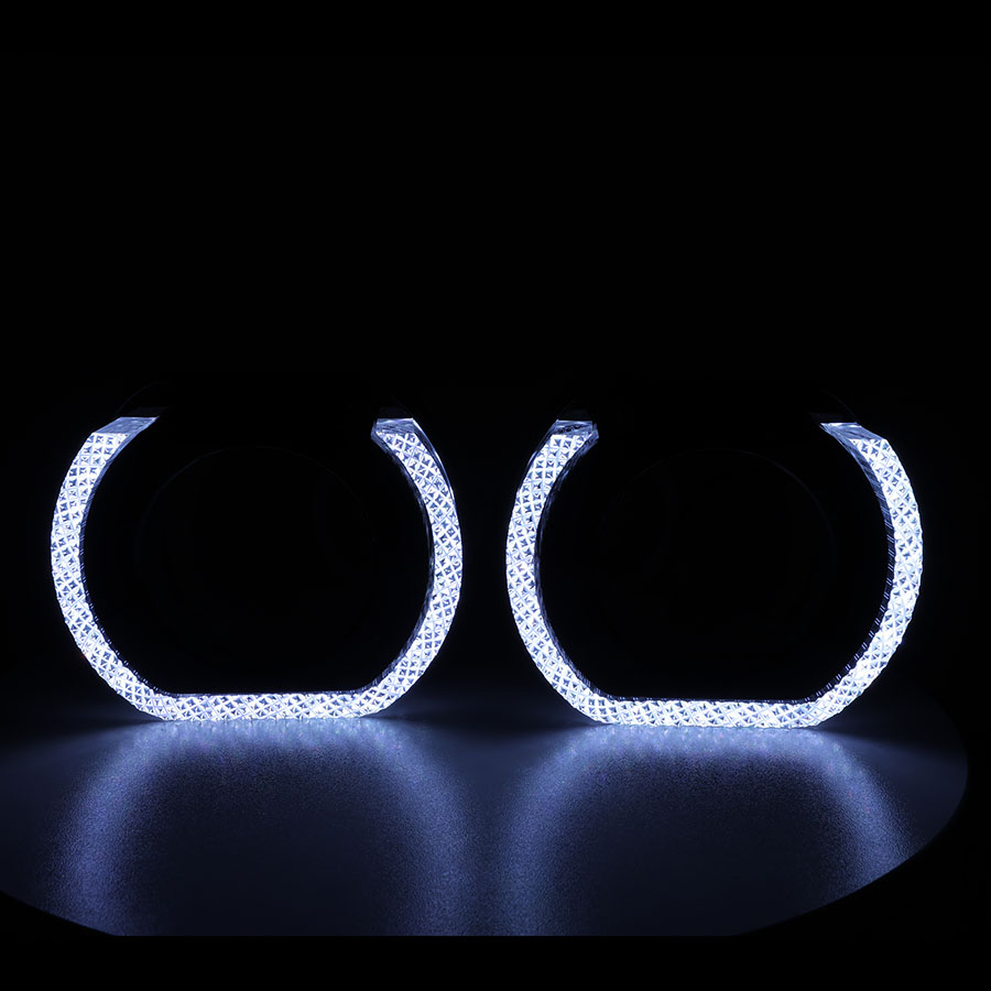Cubiertas VAHID i9-U25 con ojos de ángel 5D y aros halo para proyectores de 3,0 pulgadas y retrofit de faros