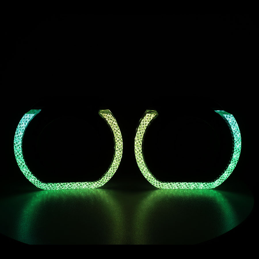 Cubiertas VAHID i9-U25 con ojos de ángel 5D y aros halo para proyectores de 3,0 pulgadas y retrofit de faros