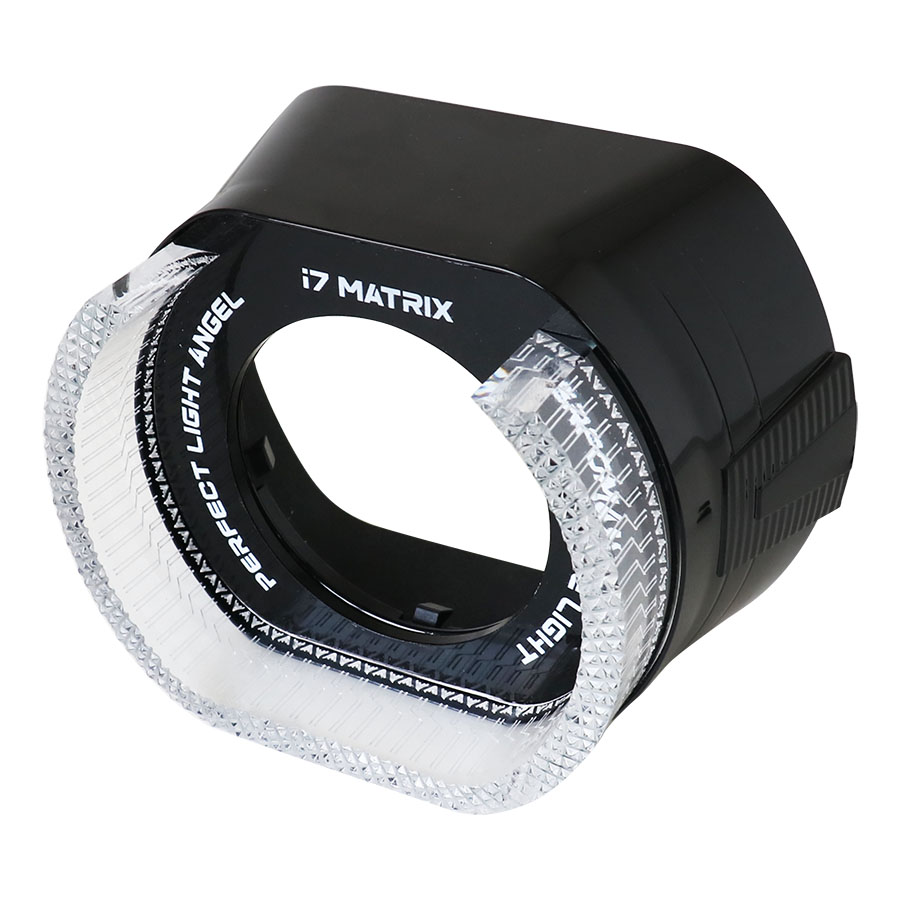 Cubiertas VAHID i7-U30 de 3,0 pulgadas con ojos de ángel 5D y aros estilo BMW para faros