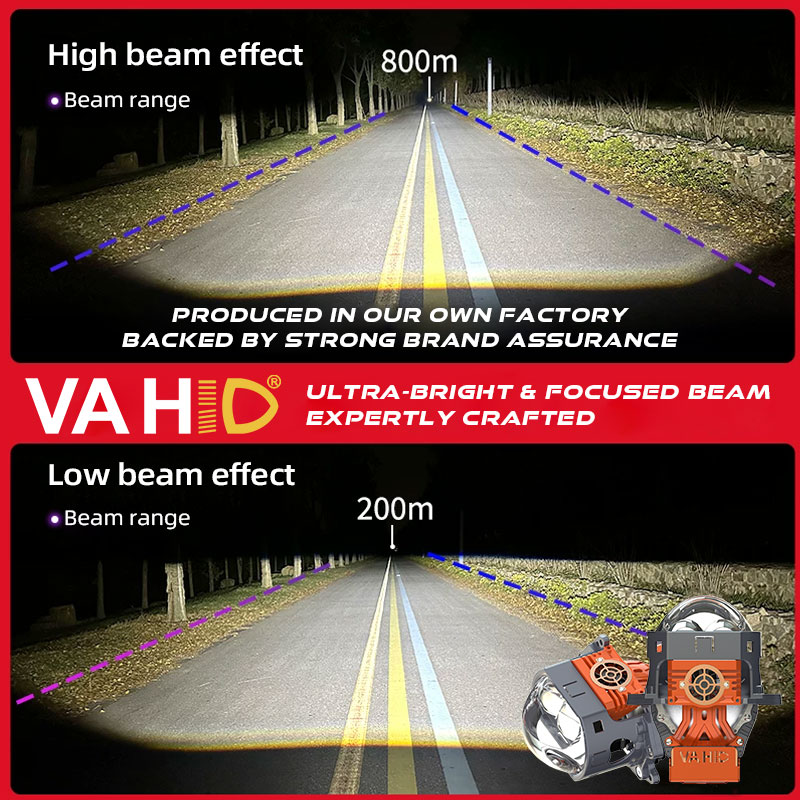 Proyector Bi-LED VAHID MS2 de 3,0 pulgadas