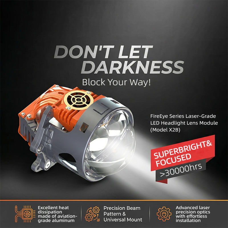 Proyector Bi-LED VAHID X2B para retrofit de faros